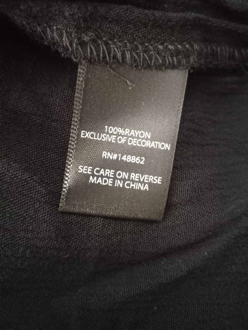 Torrid Whimsy Goth Black Gauze Boho Peasant Embroidered Blouse Plus Size 4X - Picture 8 of 8